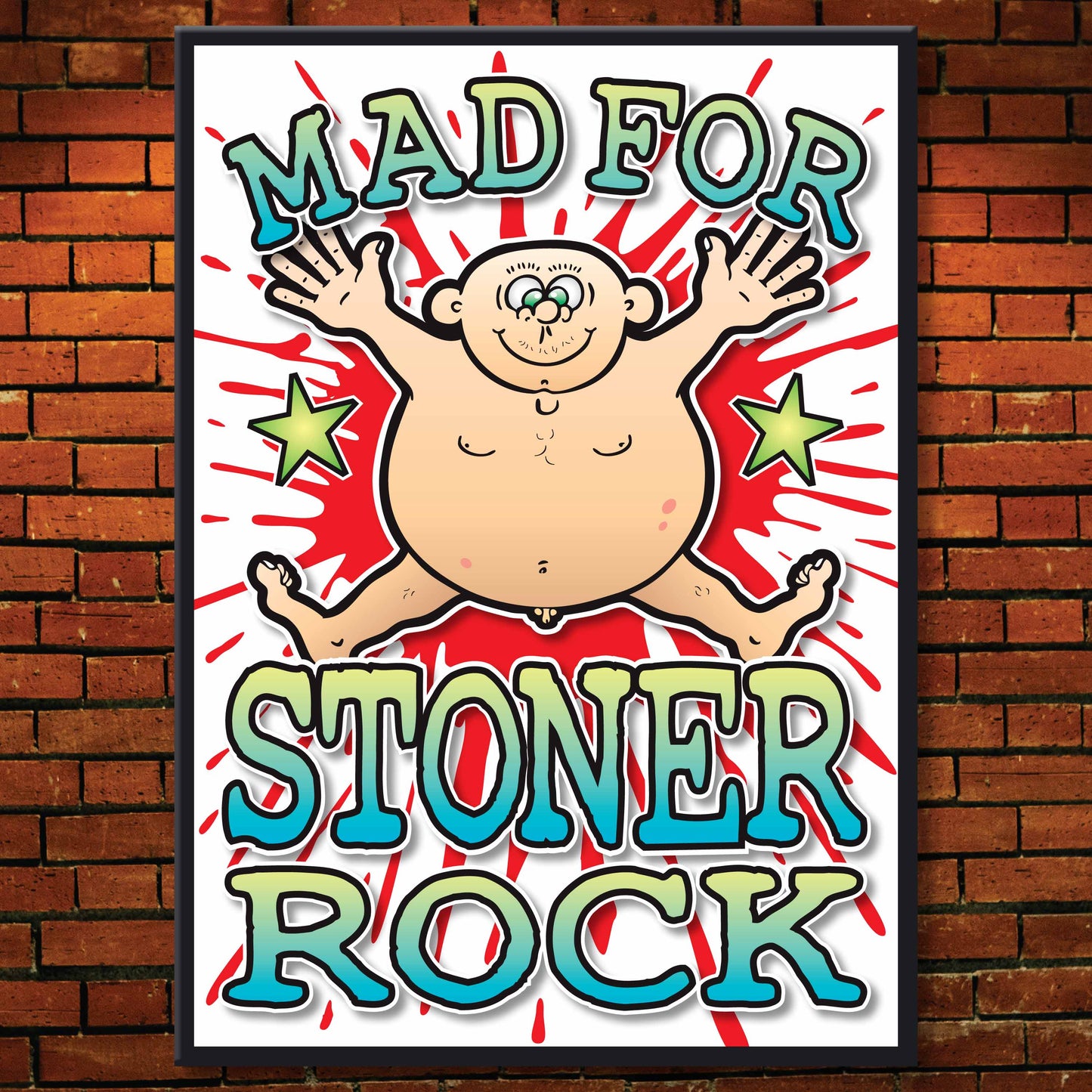 Stoner Rock Art Print / Mad For Music Poster / Wall Décor