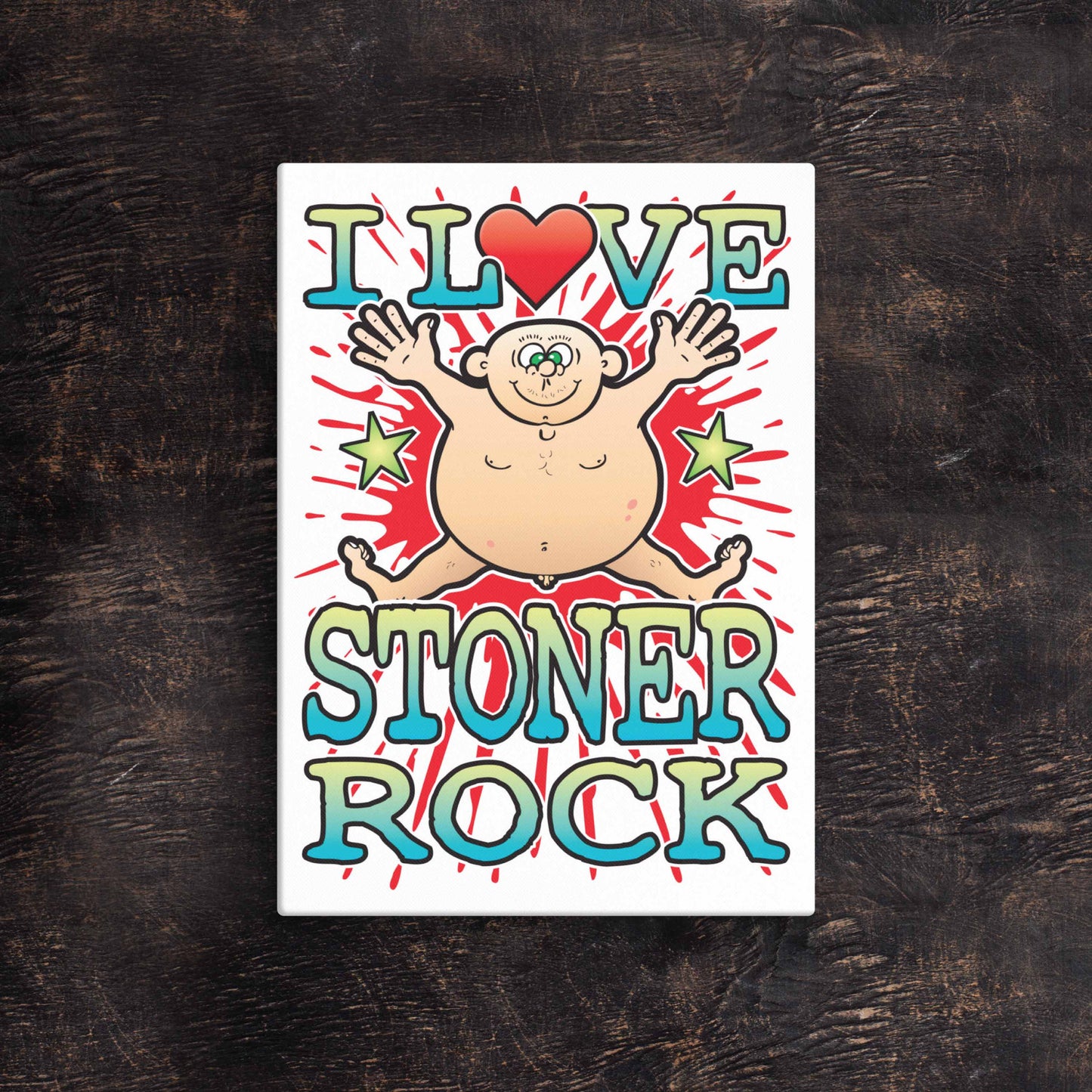 Stoner Rock 51x71cm Canvas Print