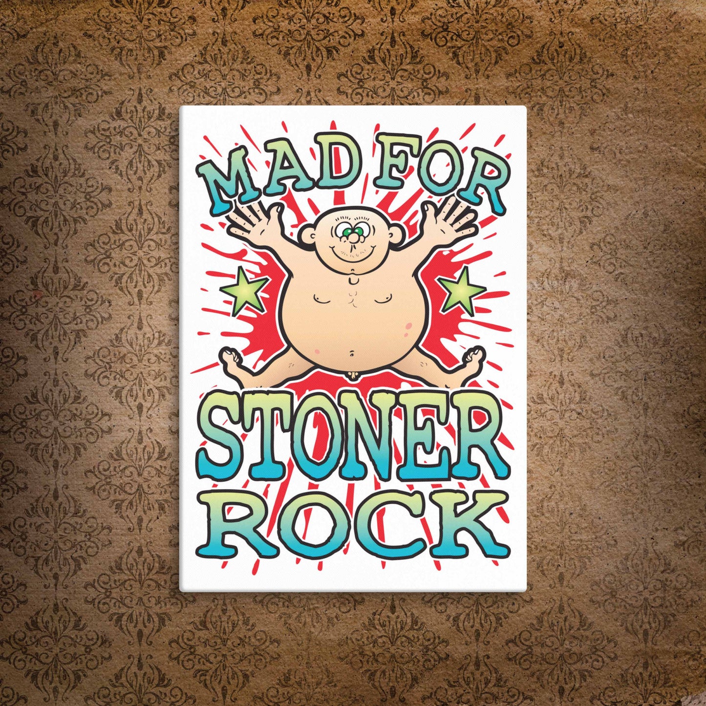 Stoner Rock Canvas Print 30x40cm