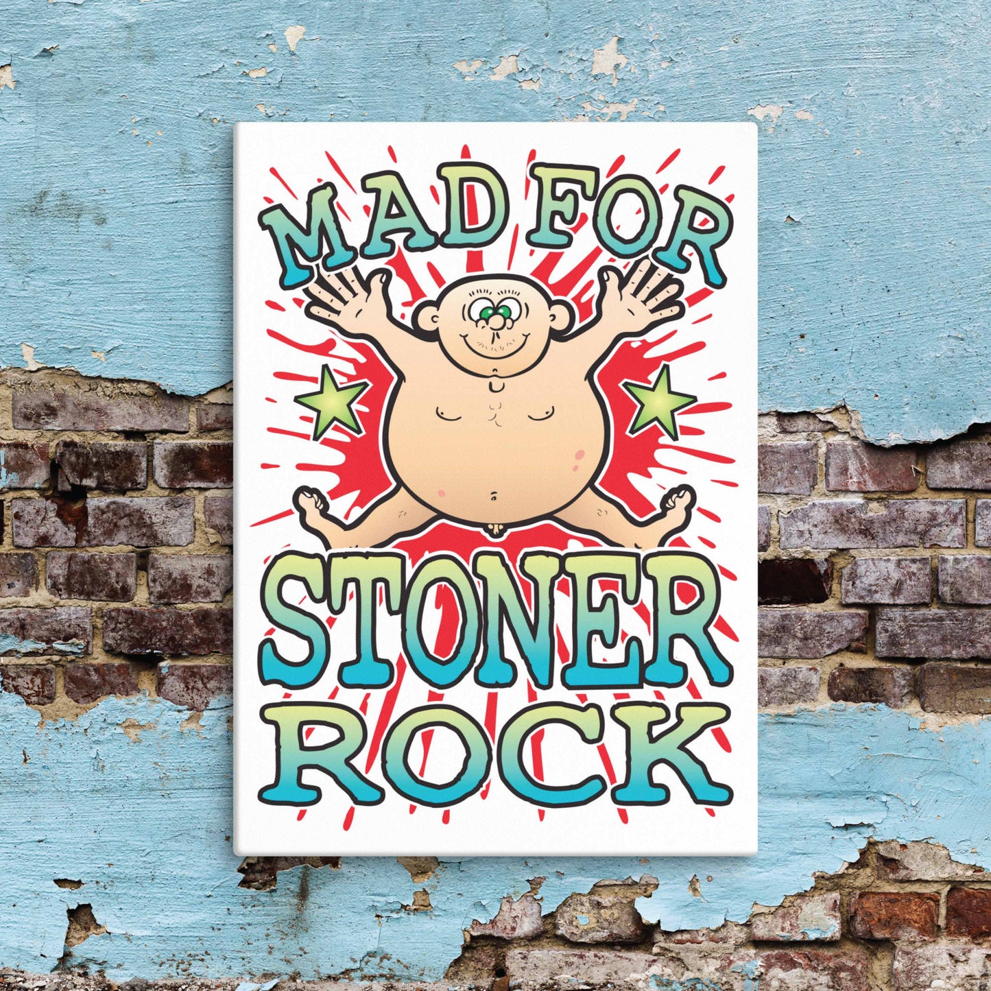Stoner Rock Canvas Print 30x40cm