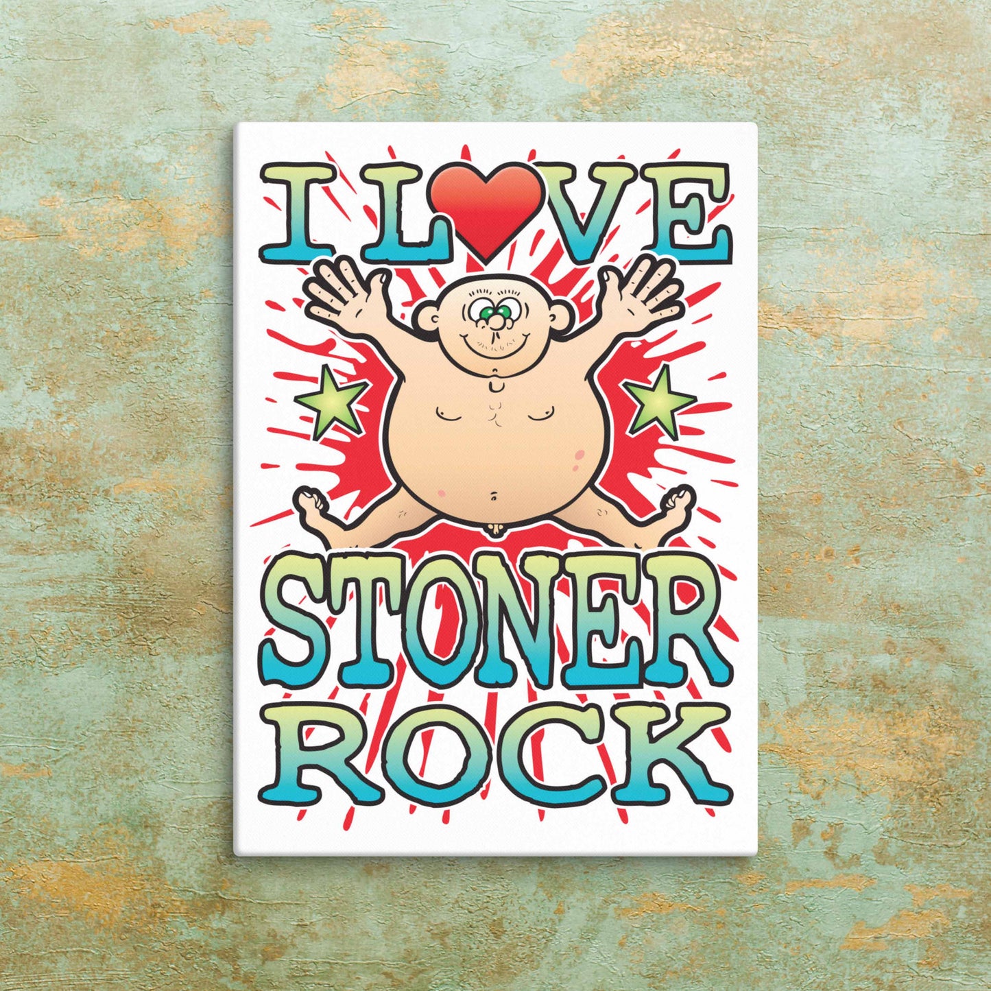 Stoner Rock 51x71cm Canvas Print
