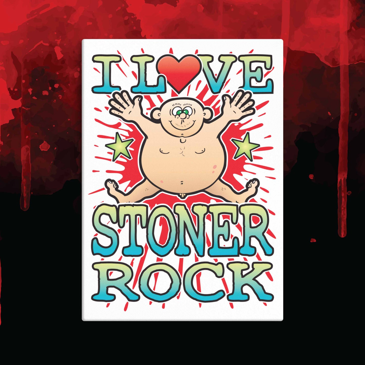 Stoner Rock 51x71cm Canvas Print