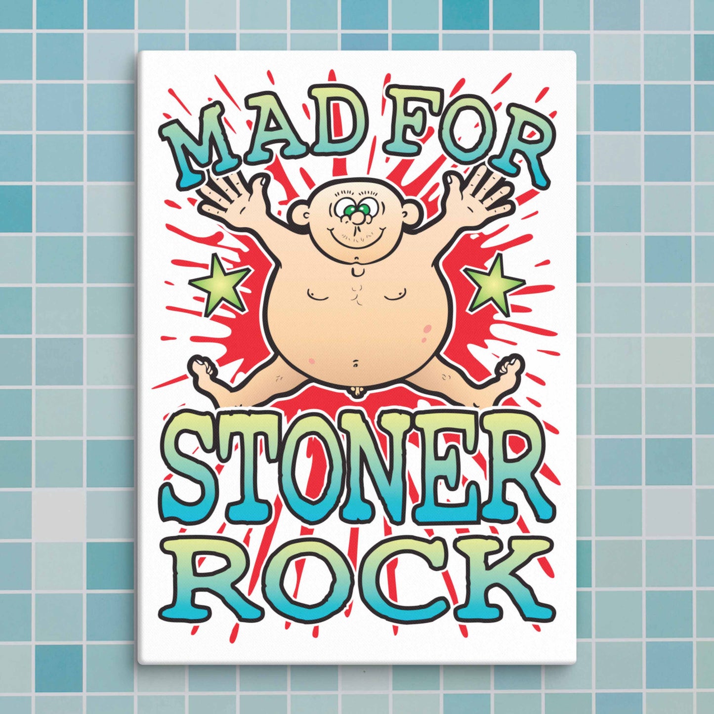 Stoner Rock Canvas Print 30x40cm