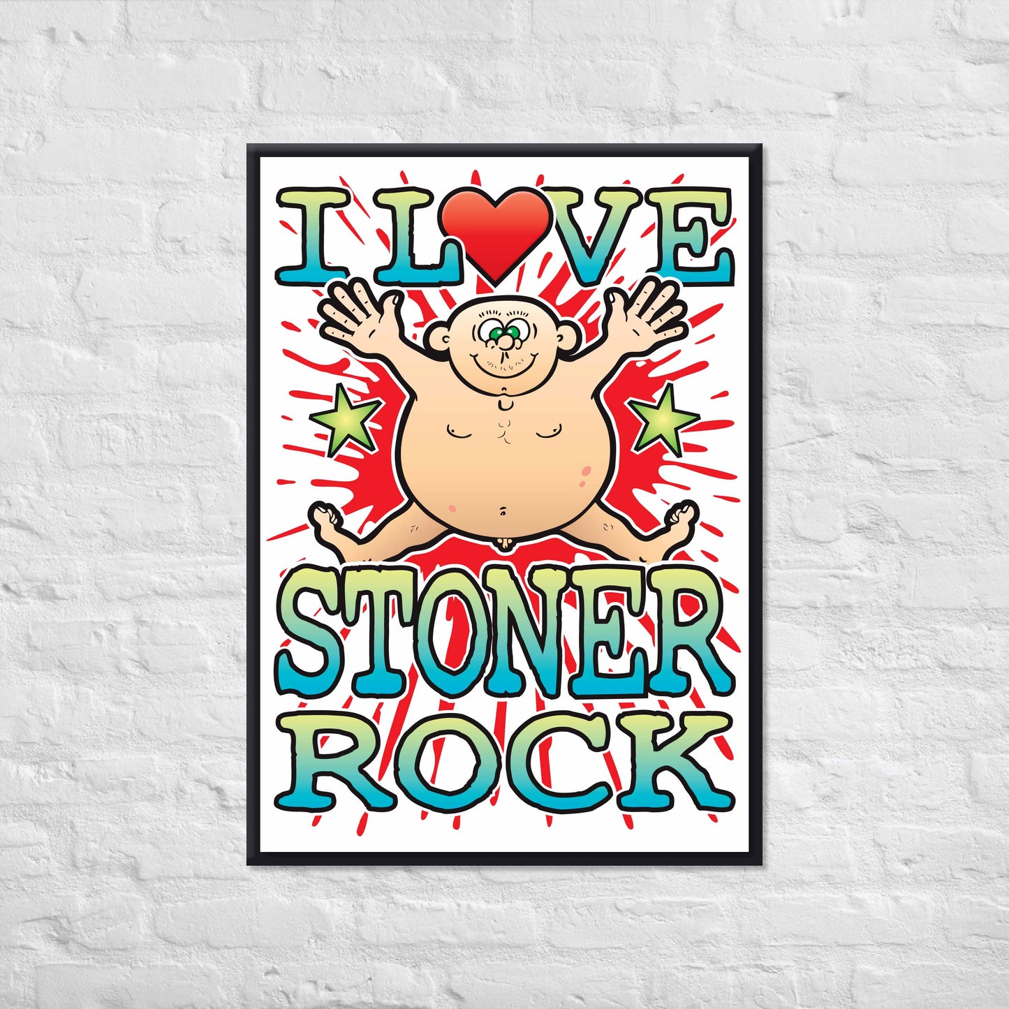 Stoner Rock 50x70cm Wall Art / Love Music Poster