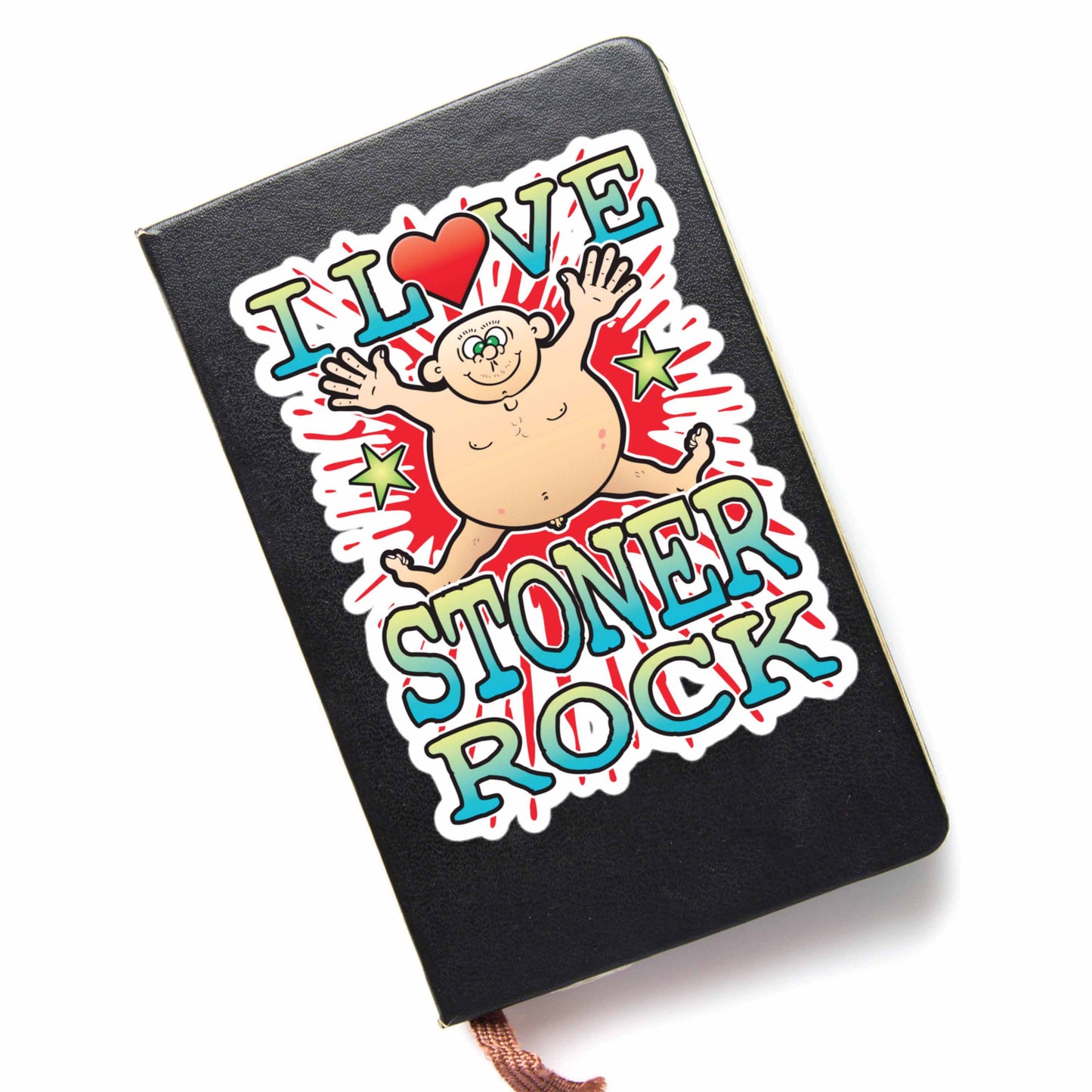 Stoner Rock Vinyl Kiss-Cut Sticker / 14 x 10cm
