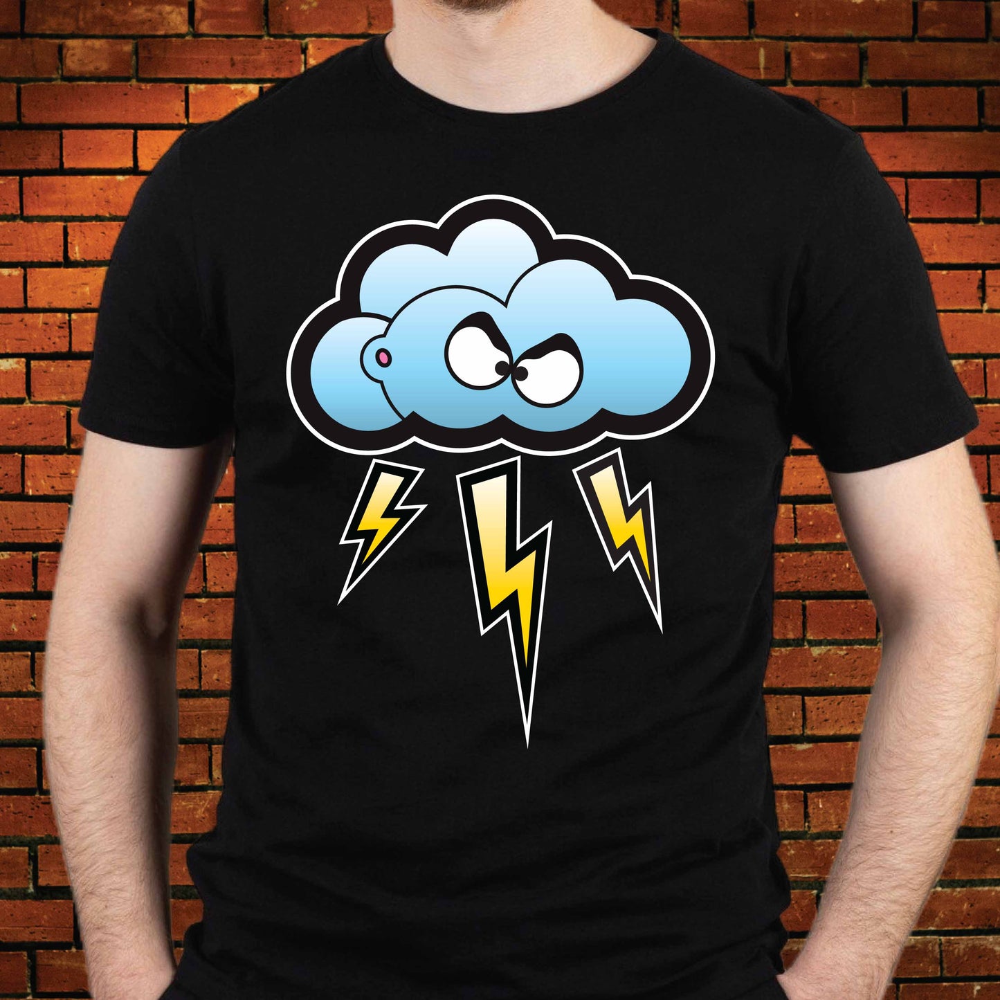 Stormy Temper Funny Cotton T-Shirt