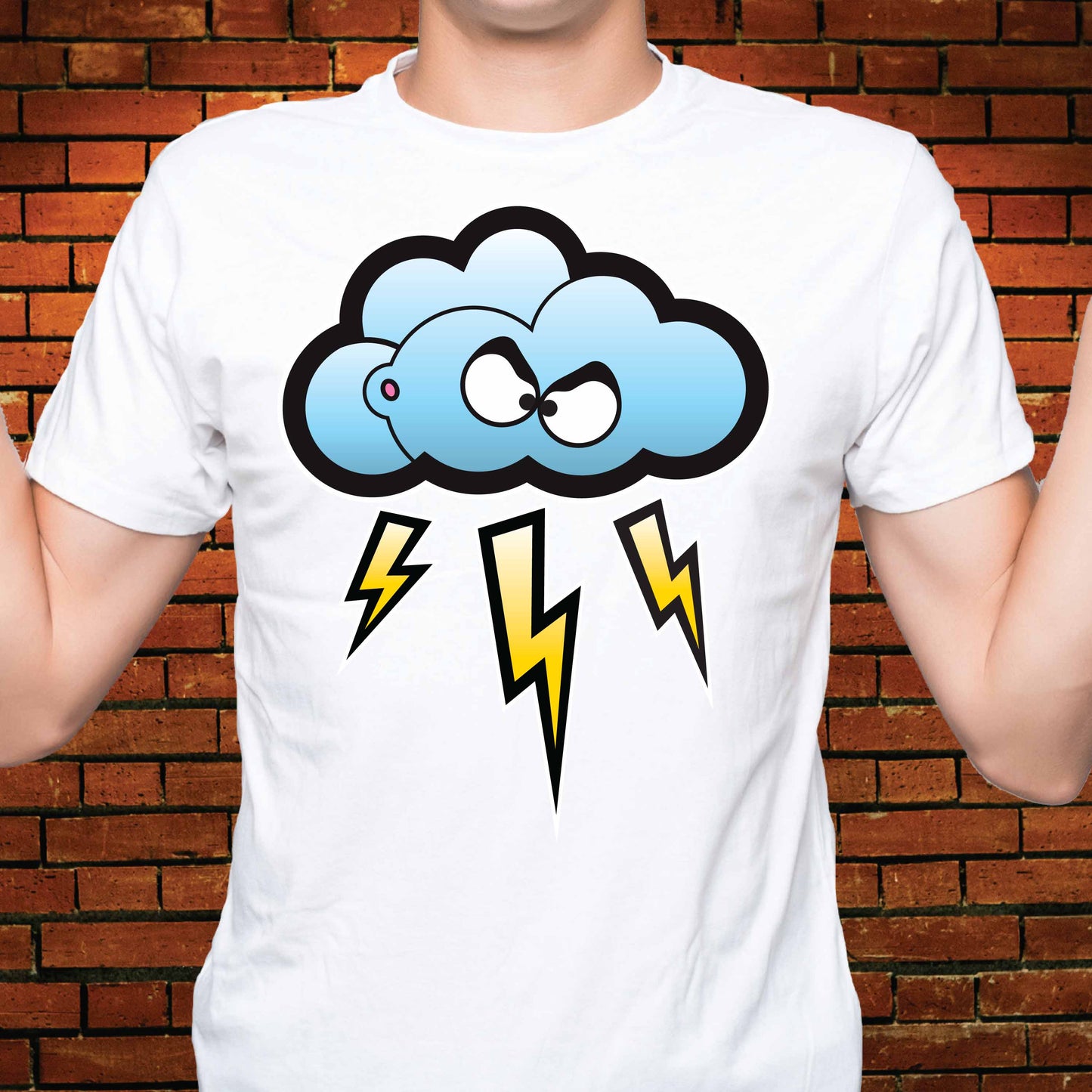 Stormy Temper Funny Cotton T-Shirt