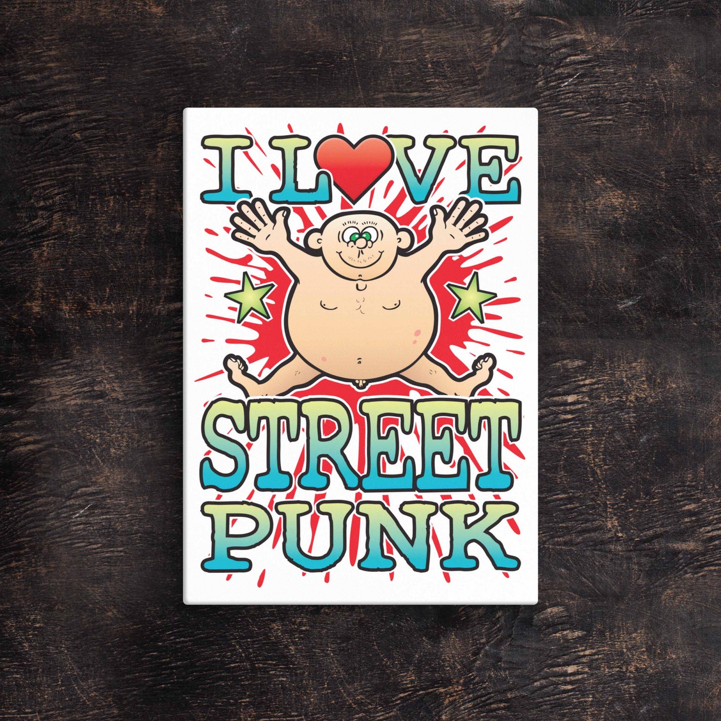Street Punk 51x71cm Canvas Print