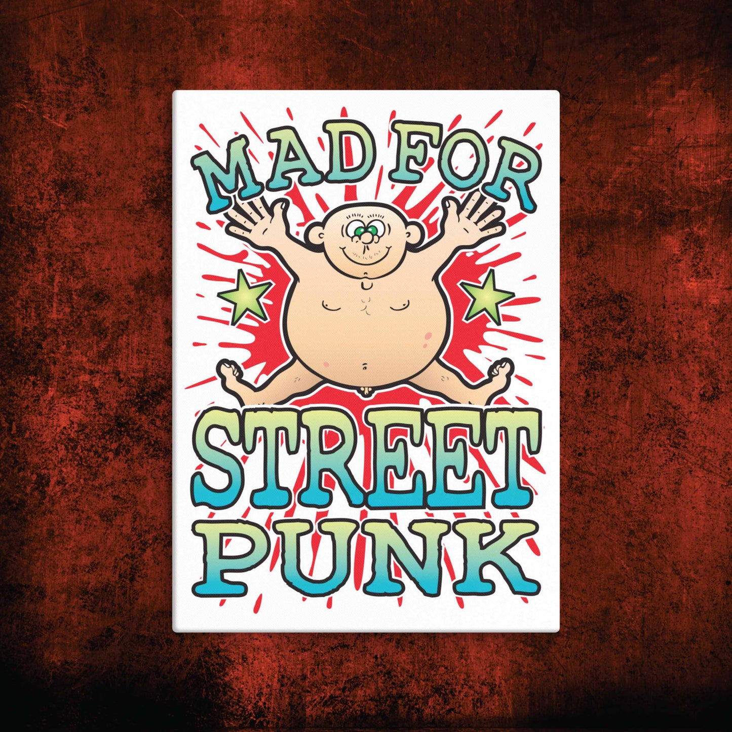 Street Punk Canvas Print 30x40cm