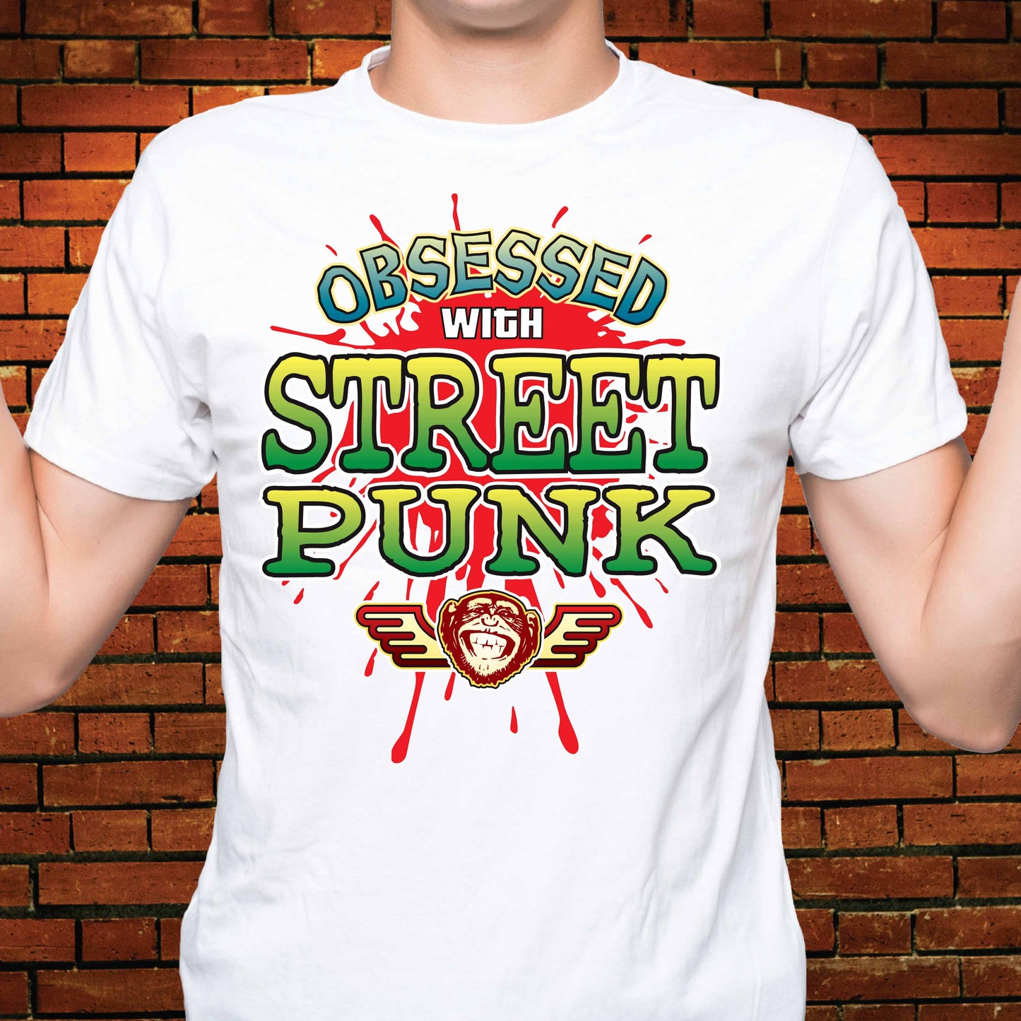 Street Punk Obsessed Cotton T-Shirt