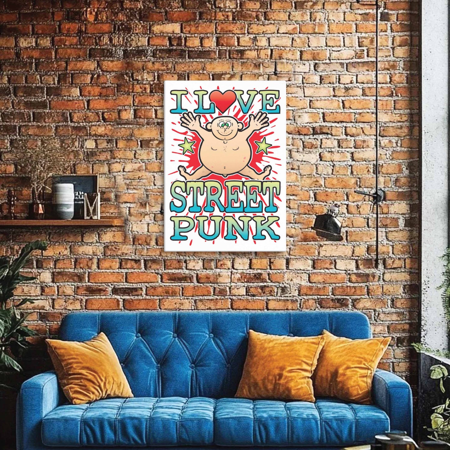 Street Punk 51x71cm Canvas Print