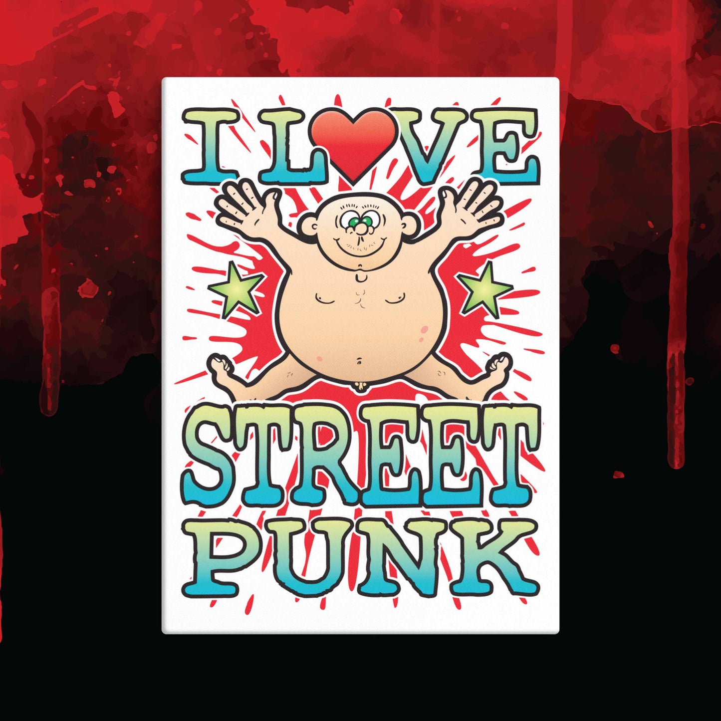 Street Punk 51x71cm Canvas Print
