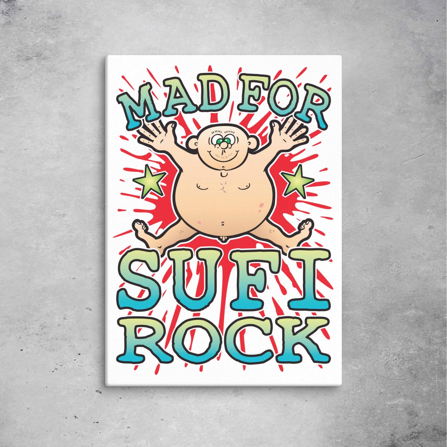 Sufi Rock Canvas Print 51x71cm
