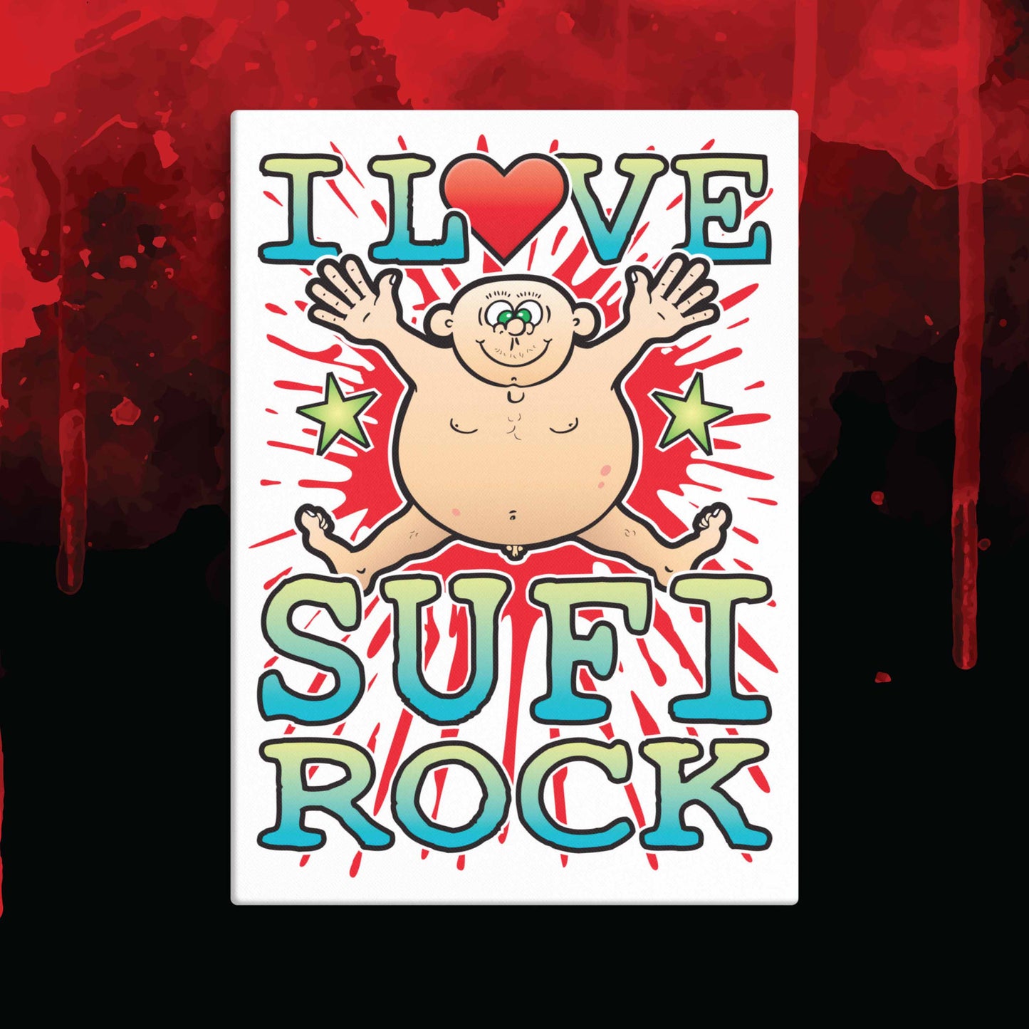 Sufi Rock 51x71cm Canvas Print