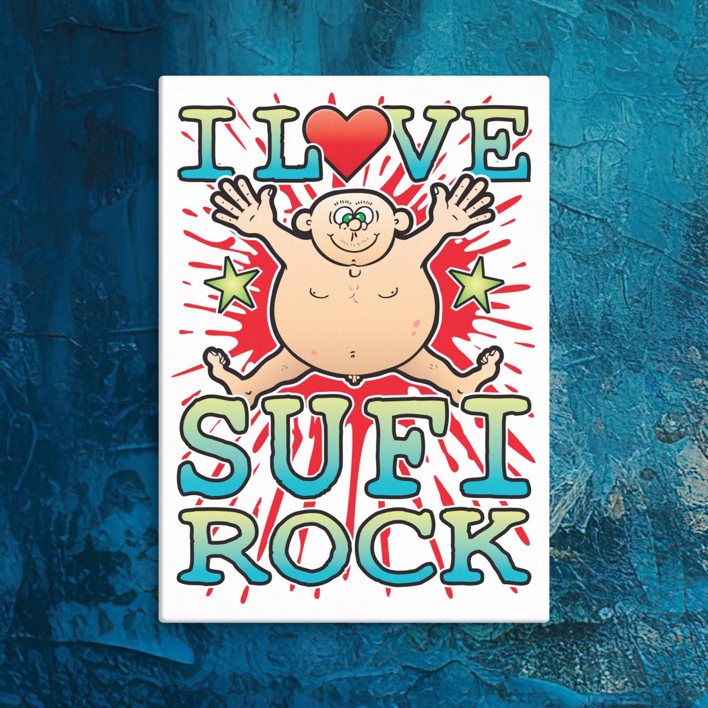 Sufi Rock Canvas Print 30x40cm