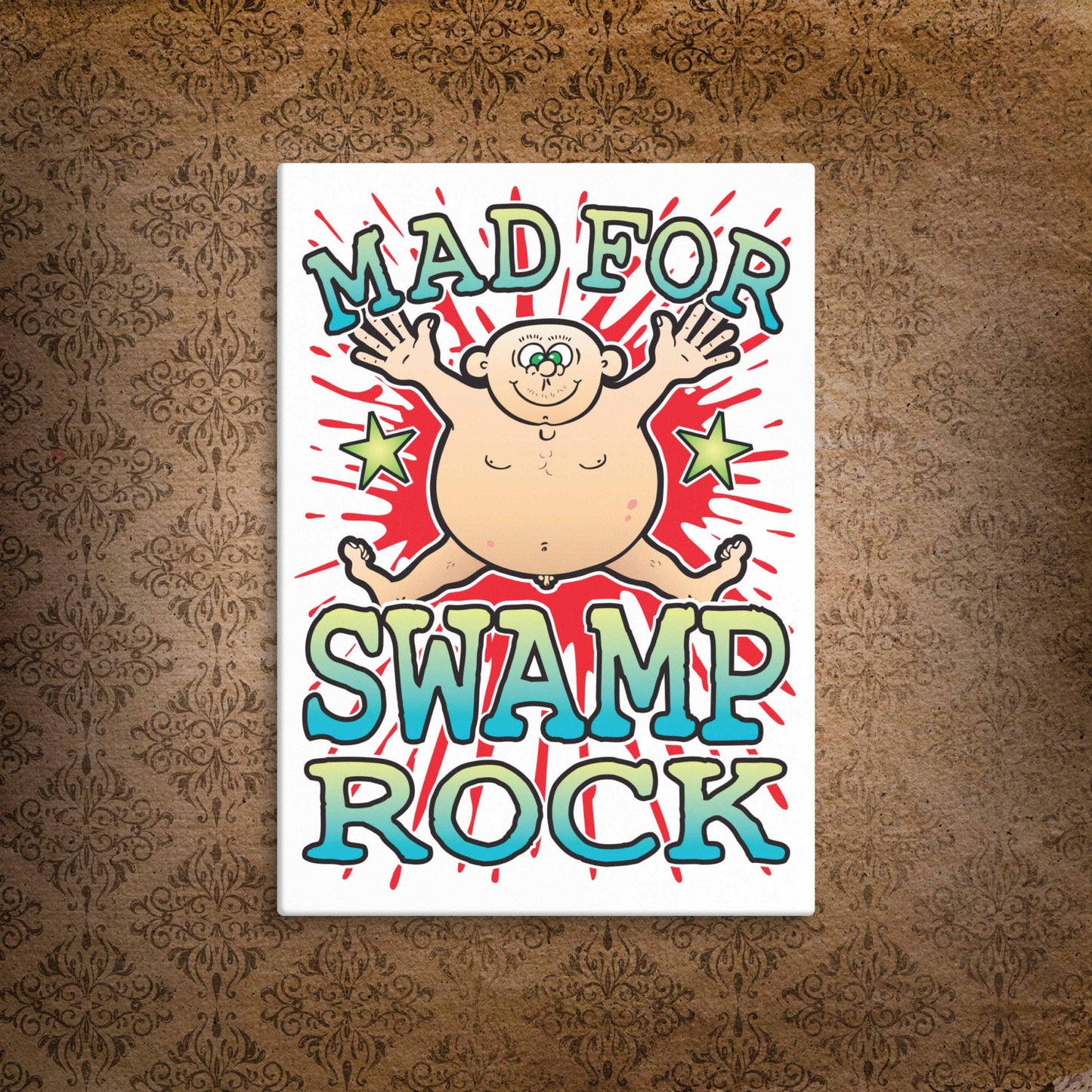 Swamp Rock Canvas Print 30x40cm