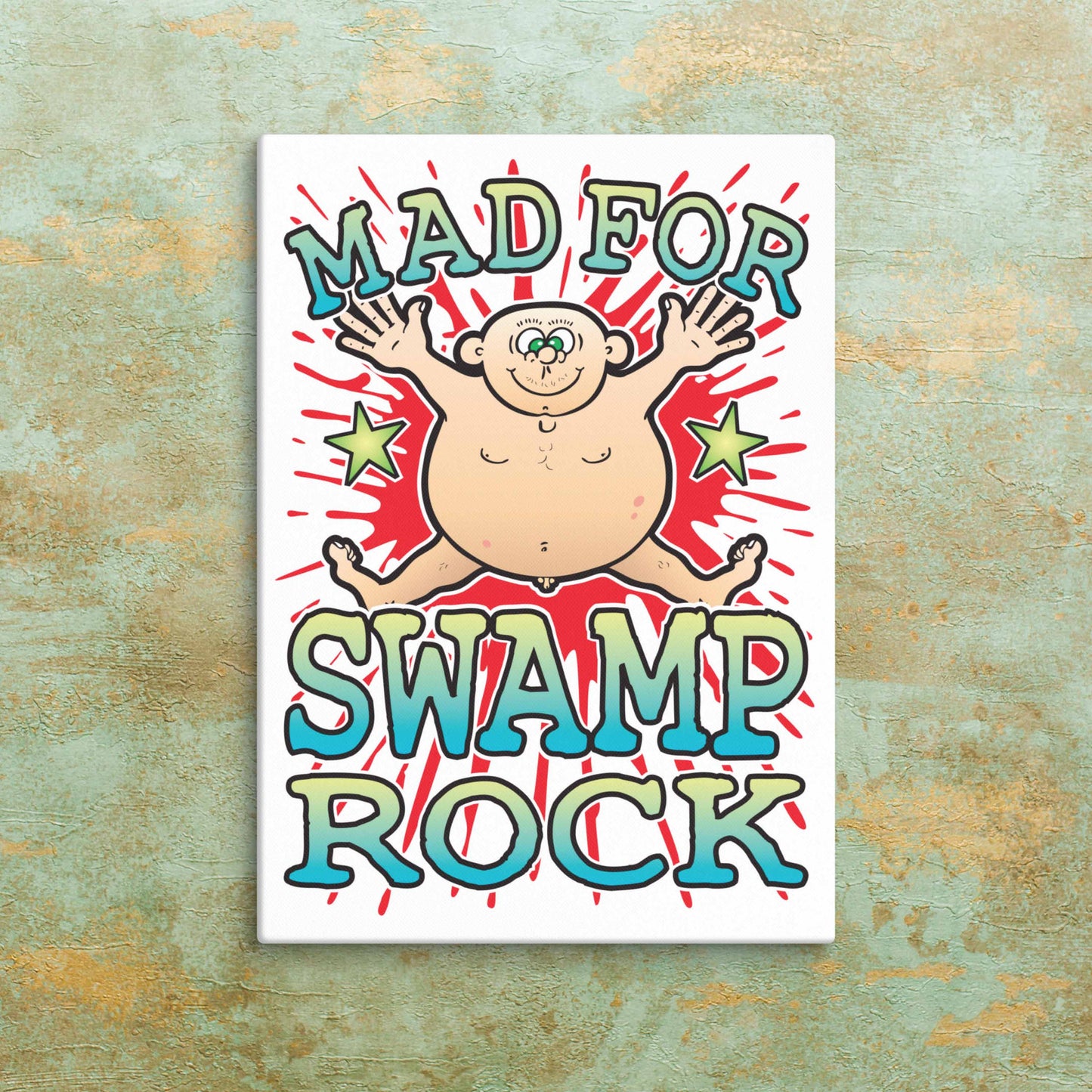 Swamp Rock Canvas Print 30x40cm