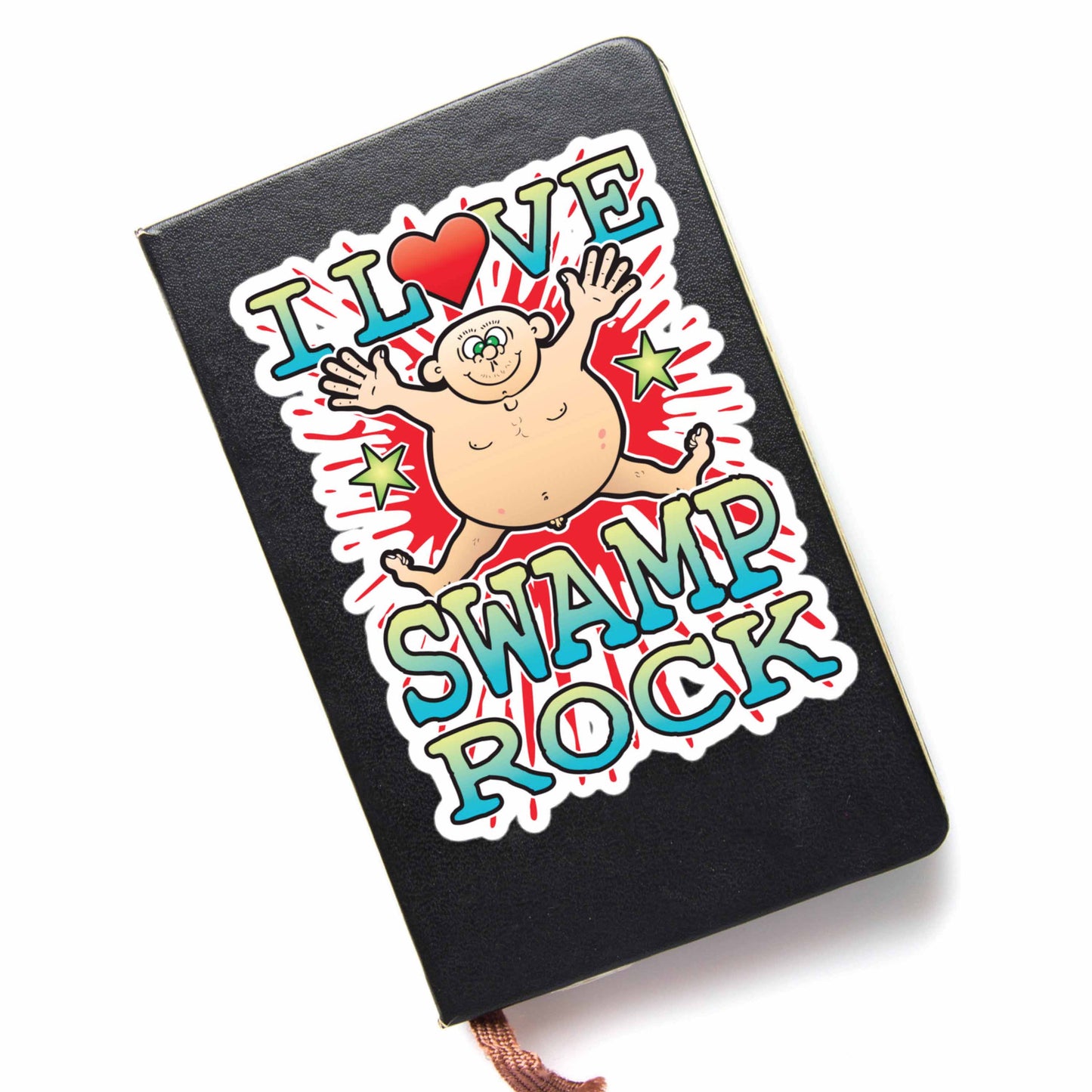 Swamp Rock Vinyl Kiss-Cut Sticker / 14 x 10cm