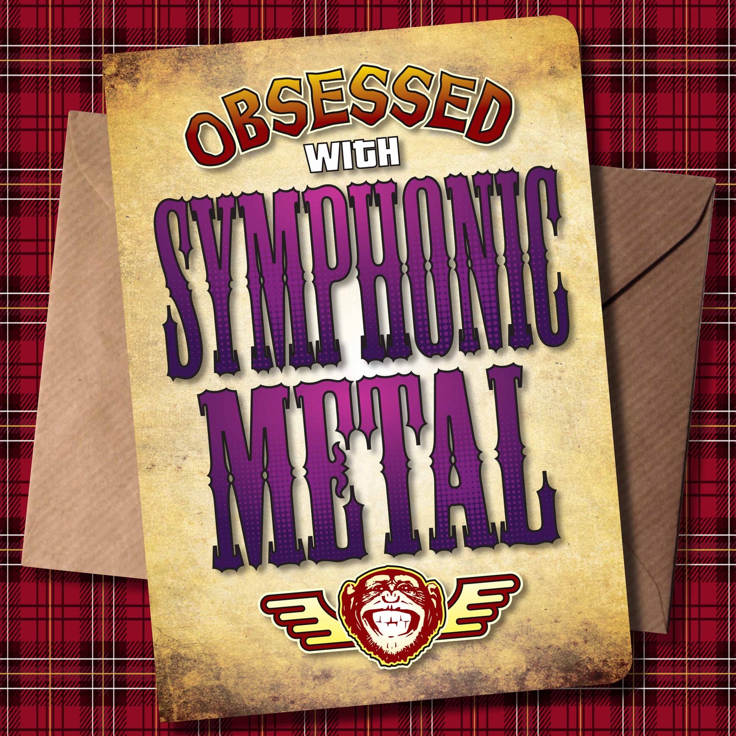 Symphonic Metal - Obsessed Art Poster + Birthday / Greetings Card