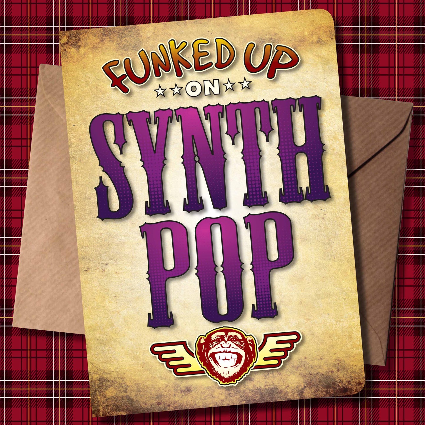 Synth Pop Art Print / Poster / Birthday Card / Greetings Card