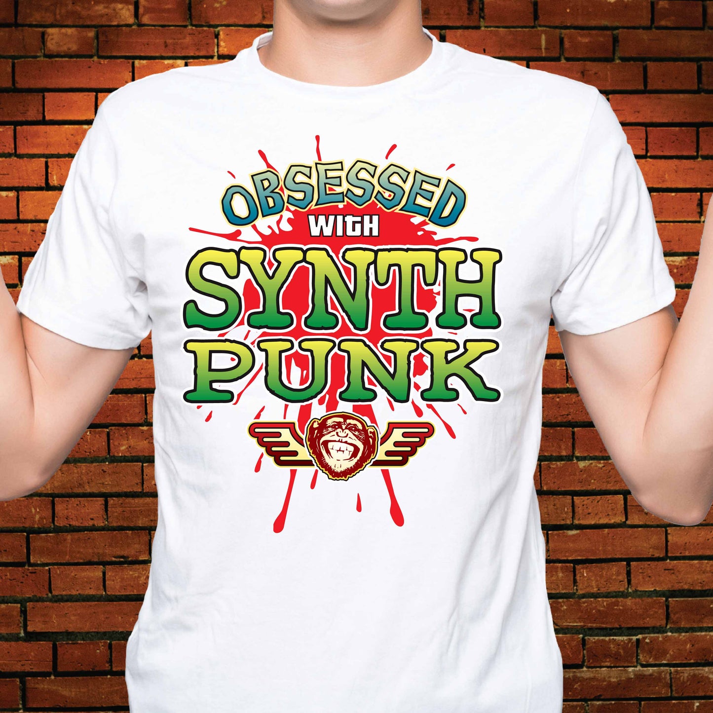Synth Punk Obsessed Cotton T-Shirt