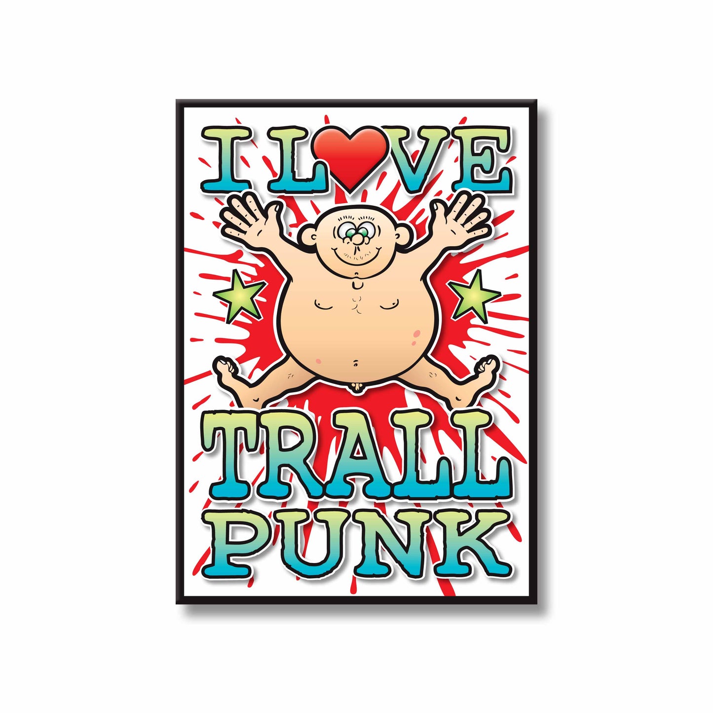 Trall Punk Art Print / Love Music Poster / Wall Décor / Rock Guru