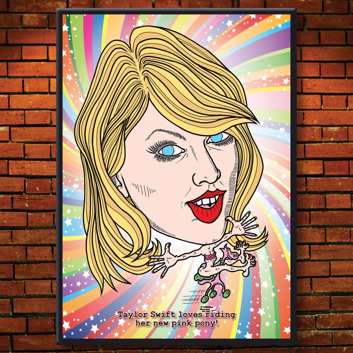 Taylor Swift Pop Plop Art Print