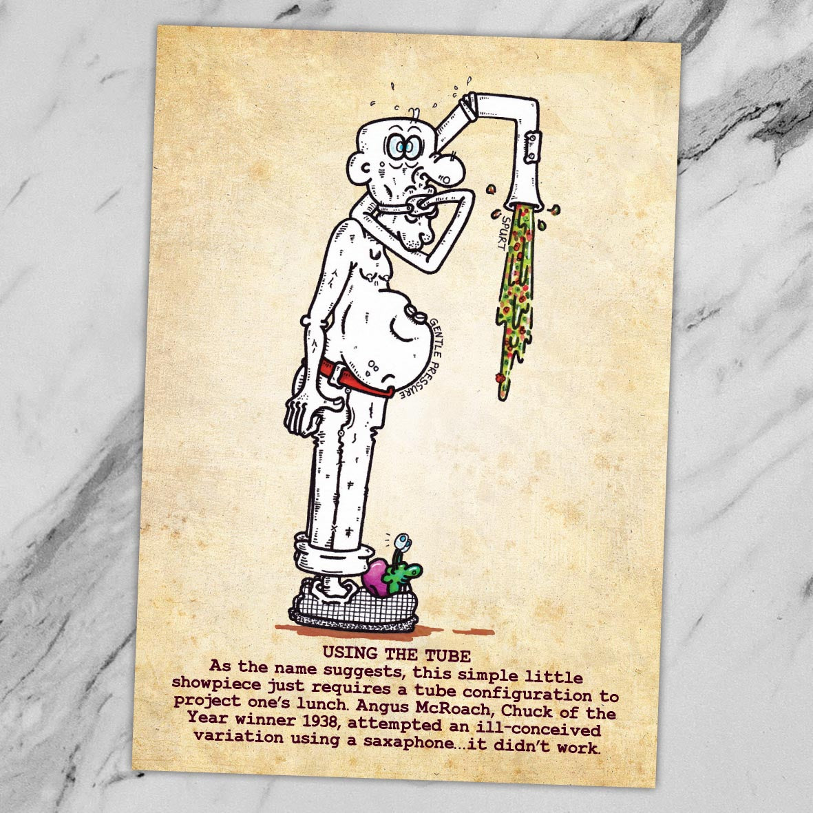 Using The Tube Art Print