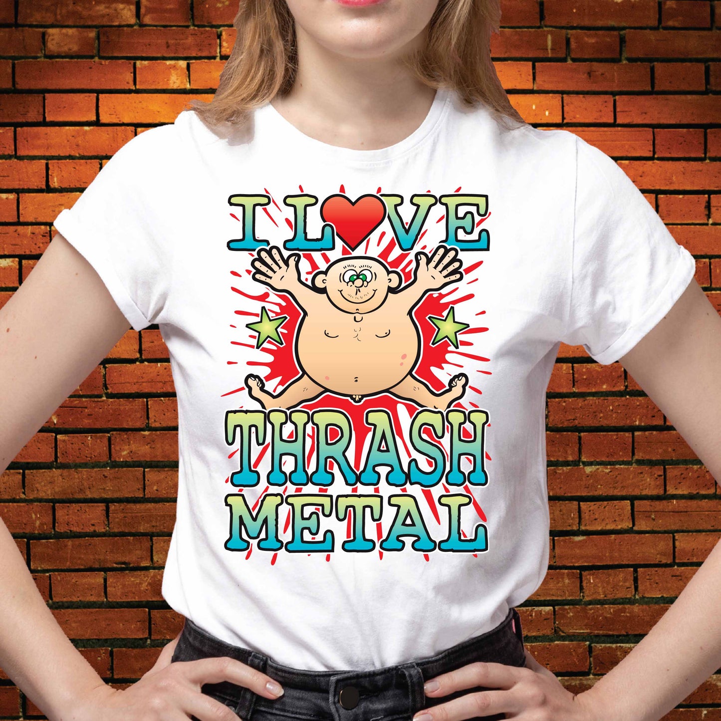 Thrash Metal Cotton Love Music T-Shirt