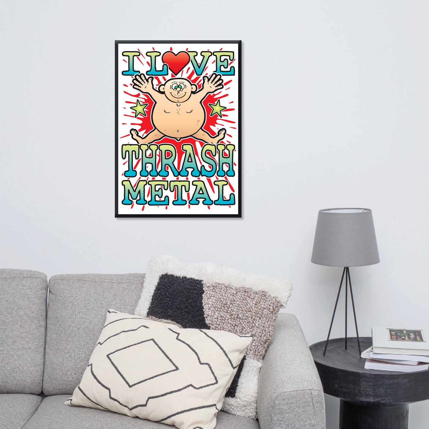 Thrash Metal 50x70cm Wall Art / Love Music Poster