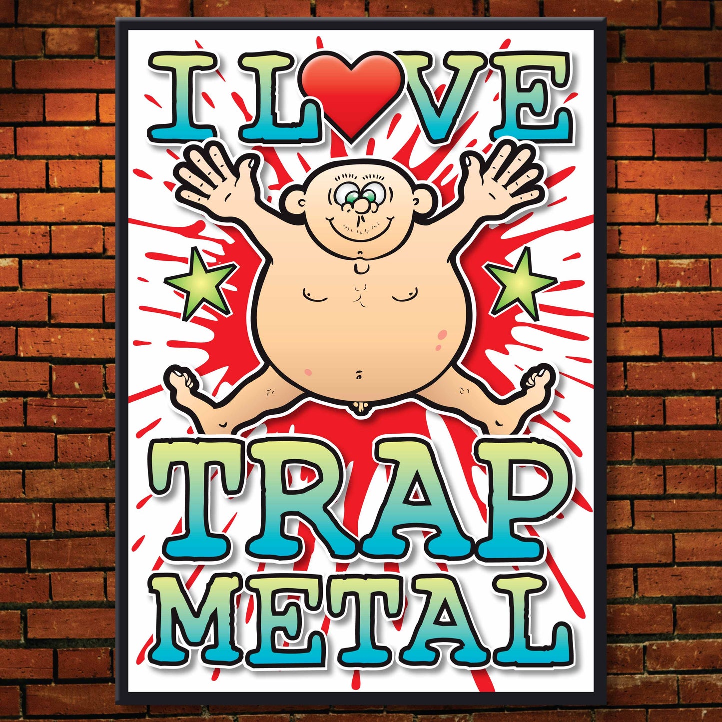 Trap Metal Art Print / Love Music Poster / Wall Décor / Rock Guru