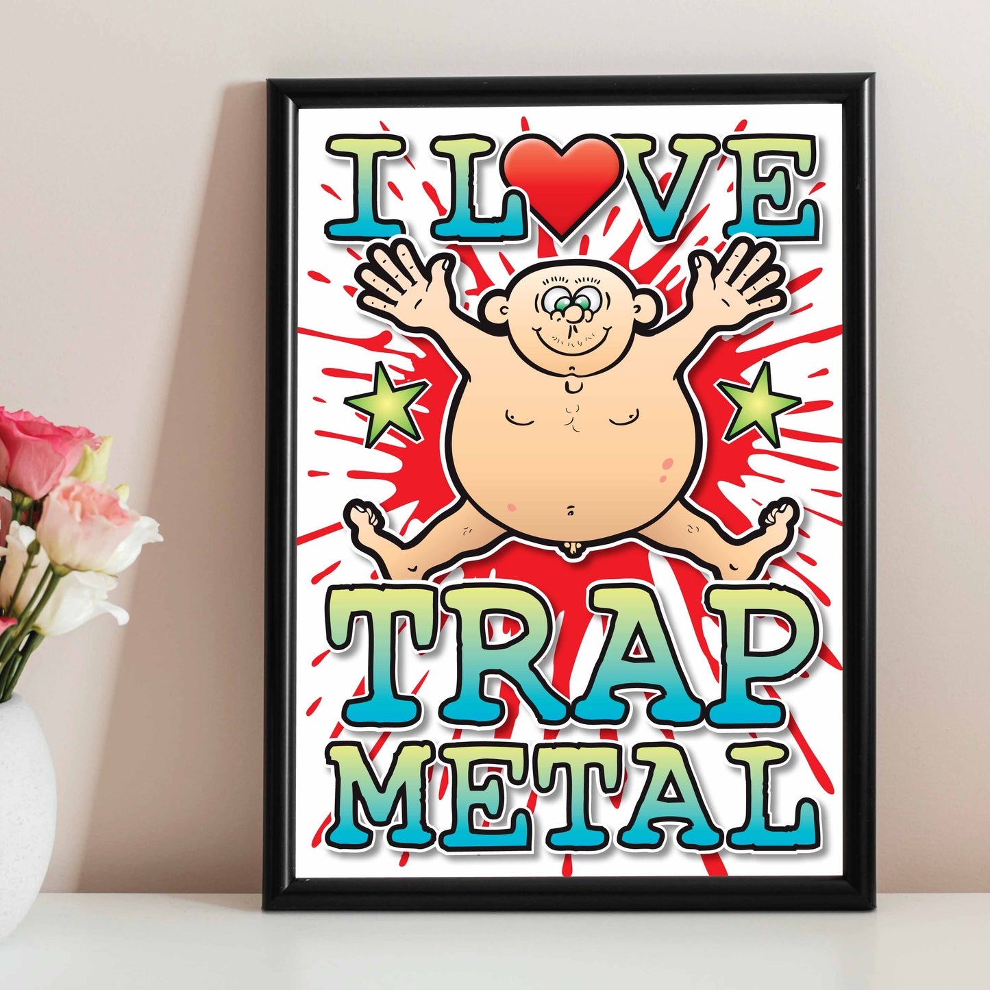 Trap Metal Art Print / Love Music Poster / Wall Décor / Rock Guru