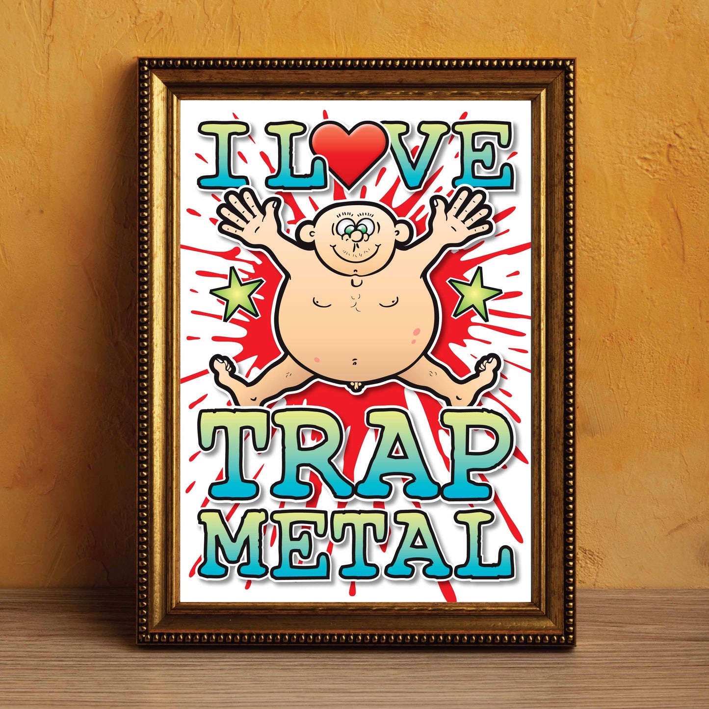 Trap Metal Art Print / Love Music Poster / Wall Décor / Rock Guru