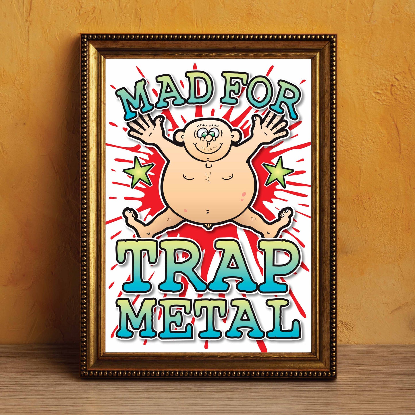 Trap Metal Art Print / Mad For Music Poster / Wall Décor
