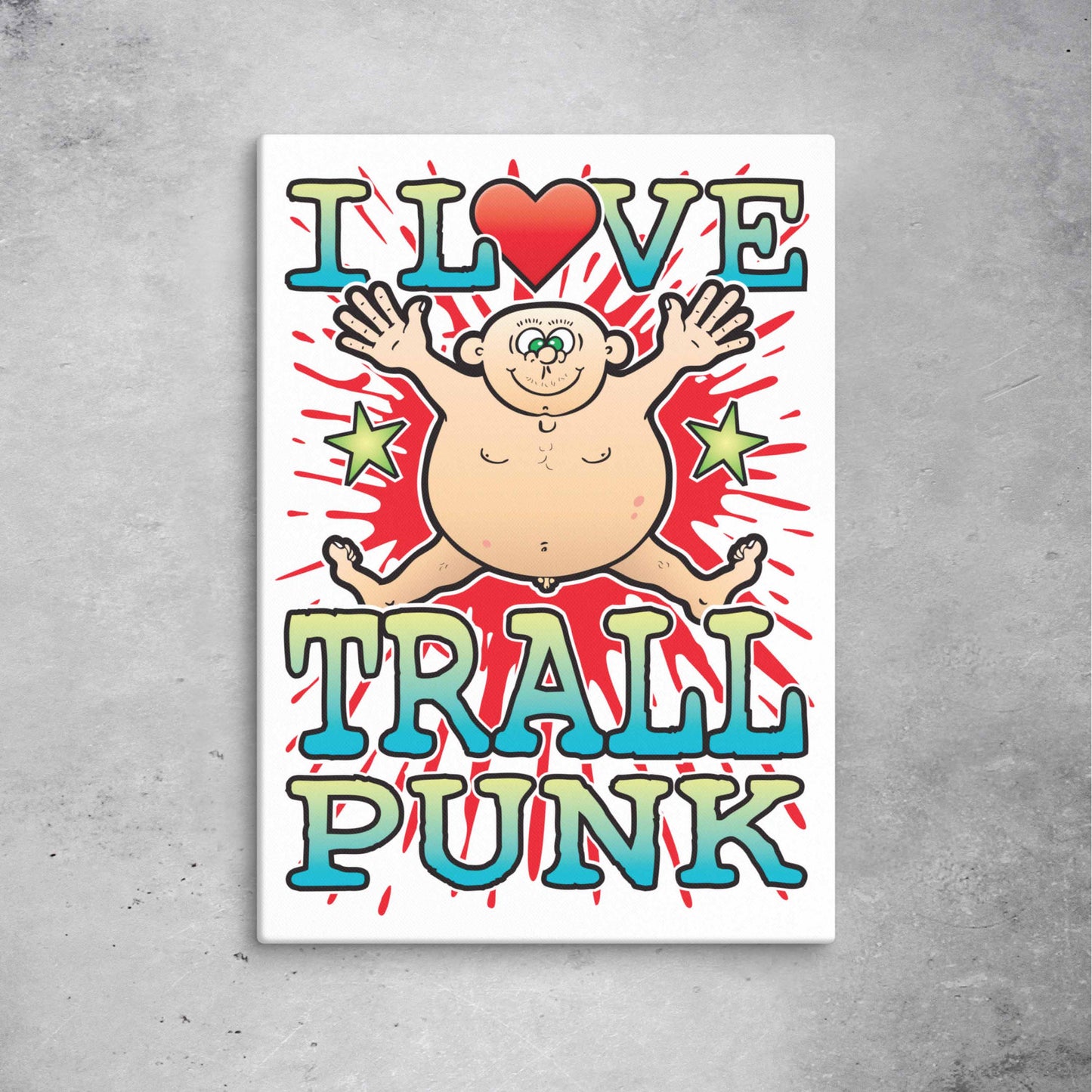 Trallpunk 51x71cm Canvas Print