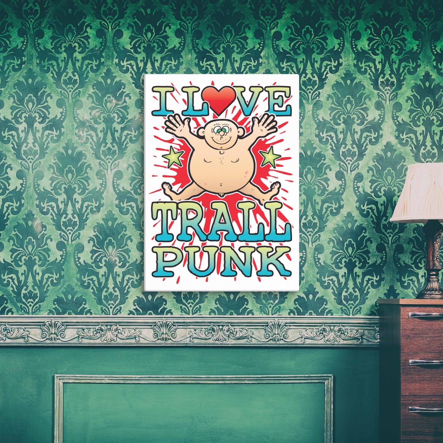 Trallpunk 51x71cm Canvas Print
