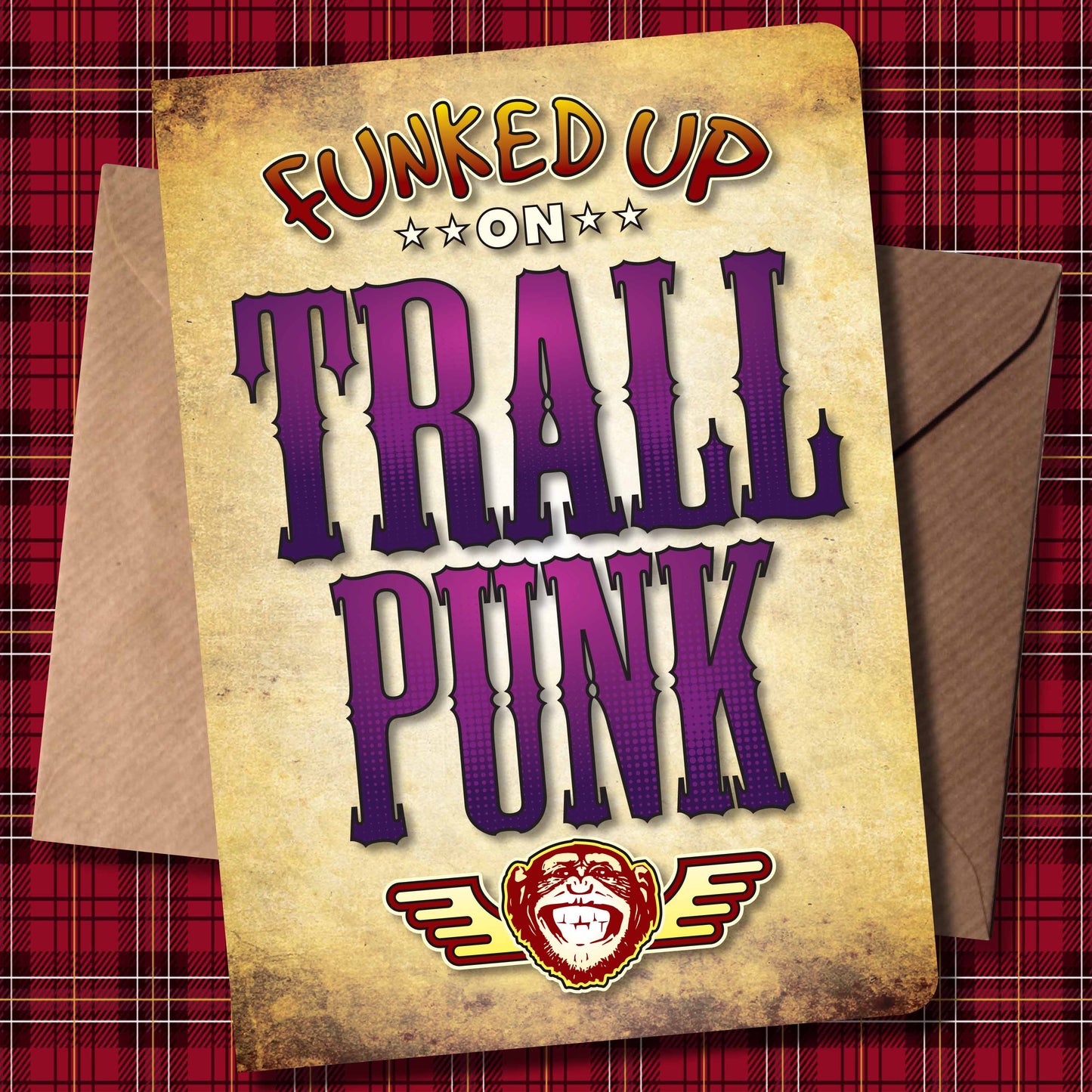 Trall Punk Art Print / Poster / Birthday Card / Greetings Card