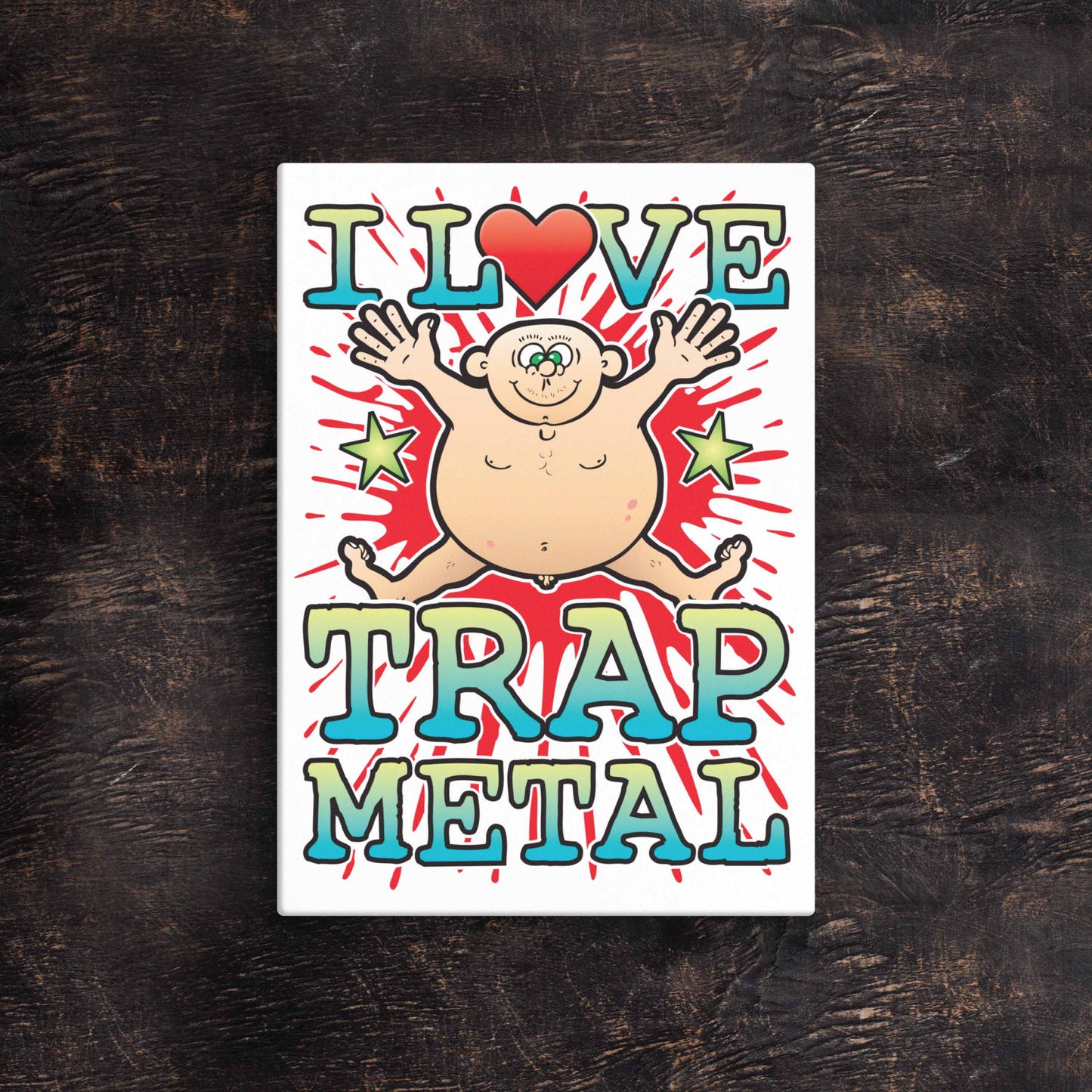 Trap Metal 51x71cm Canvas Print