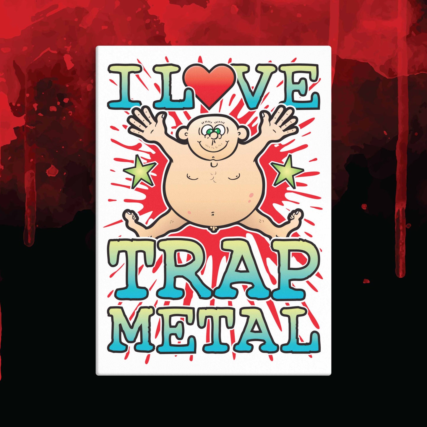 Trap Metal 51x71cm Canvas Print