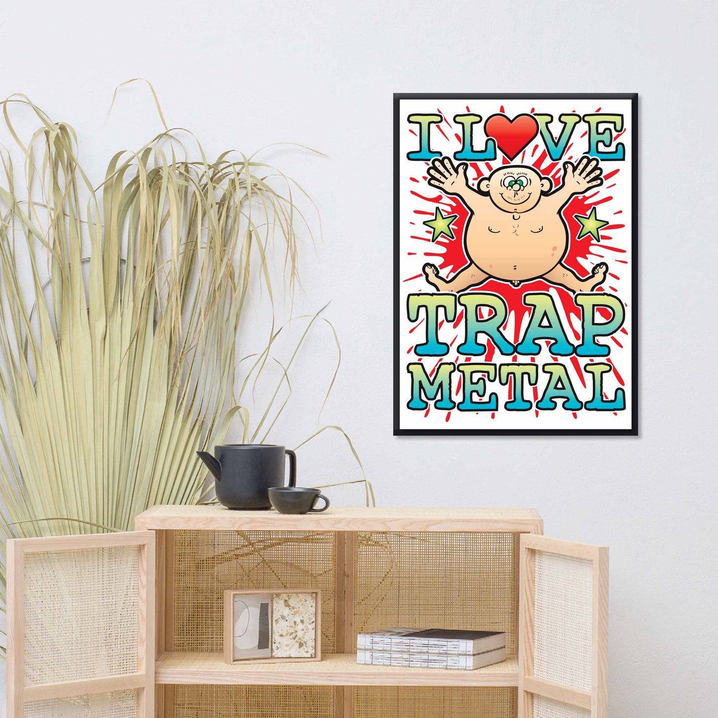 Trap Metal 50x70cm Wall Art / Love Music Poster