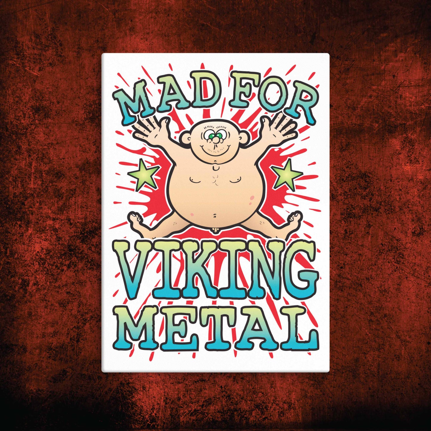 Viking Metal Canvas Print 30x40cm