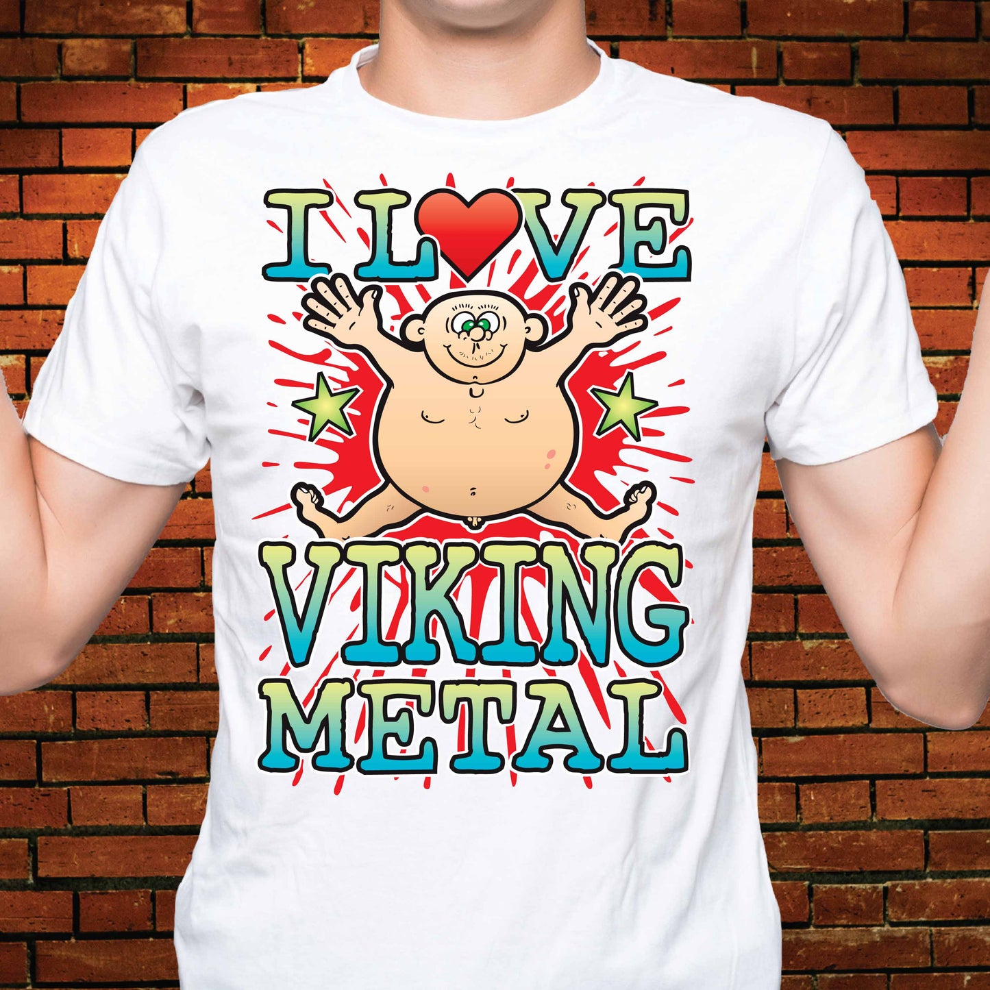 Viking Metal Cotton Love Music T-Shirt