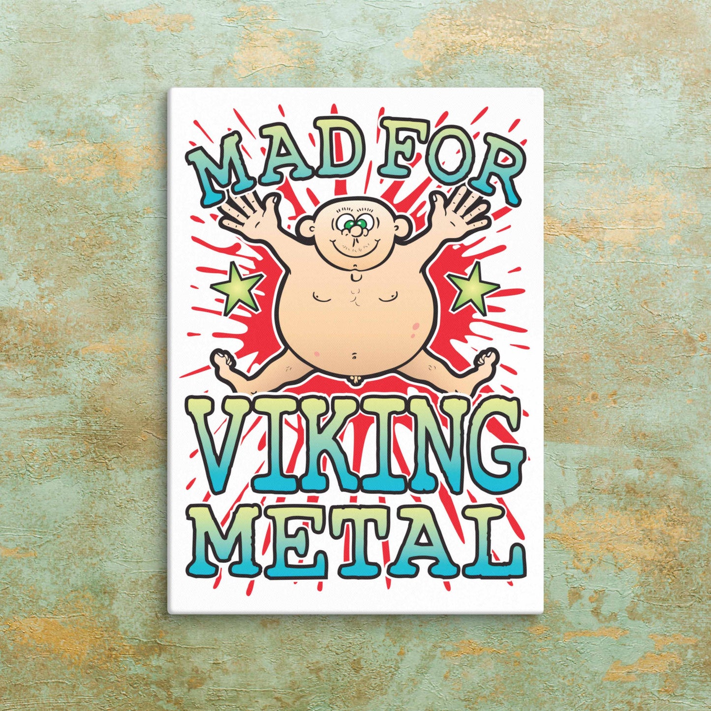 Viking Metal Canvas Print 30x40cm