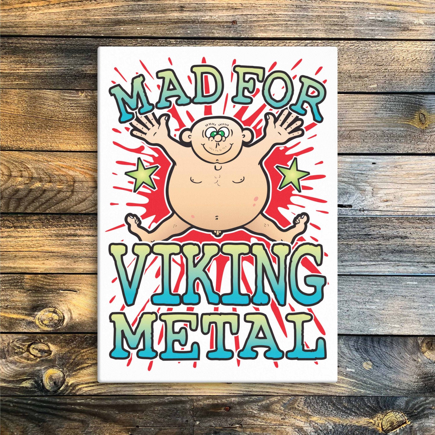 Viking Metal Canvas Print 30x40cm