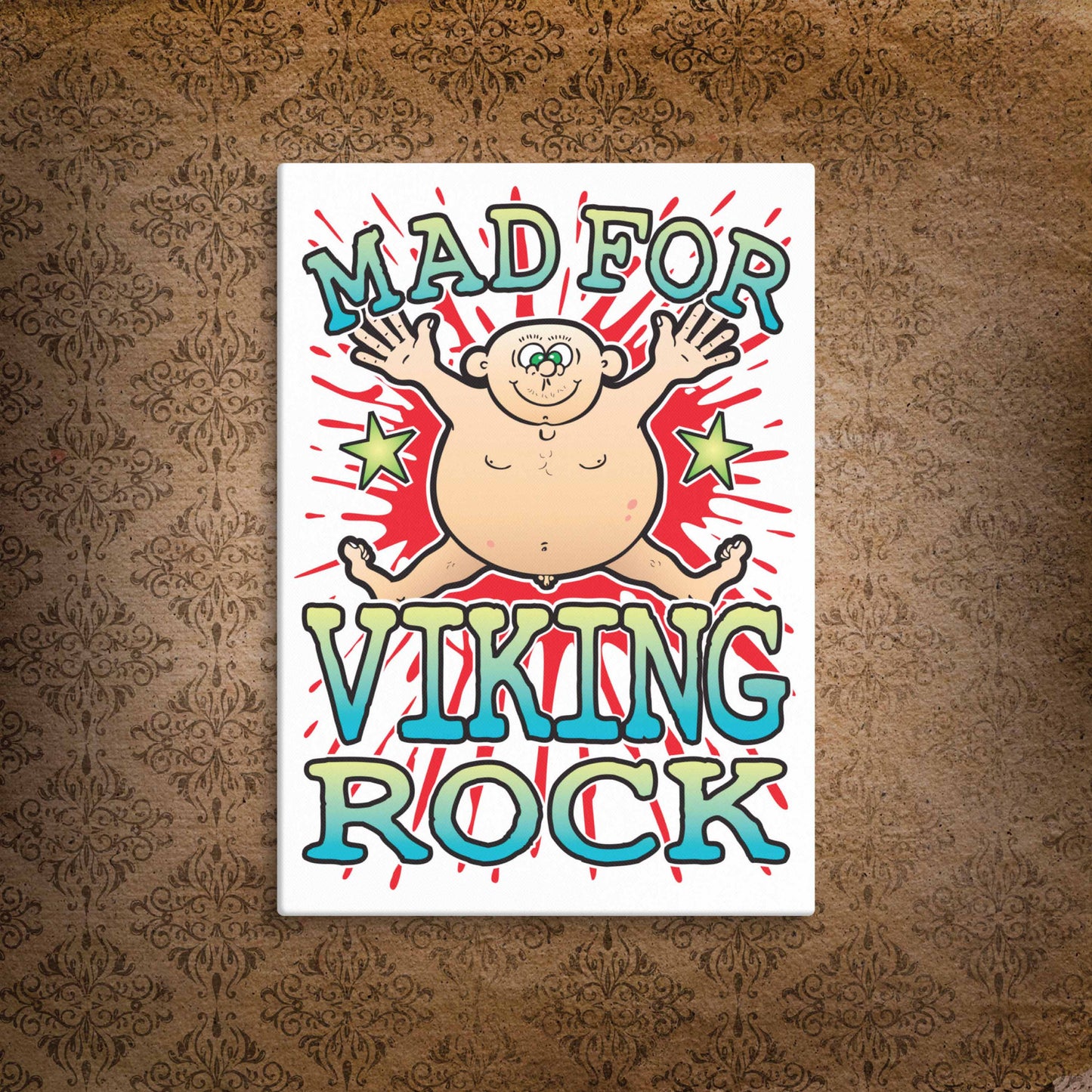 Viking Rock Canvas Print 30x40cm
