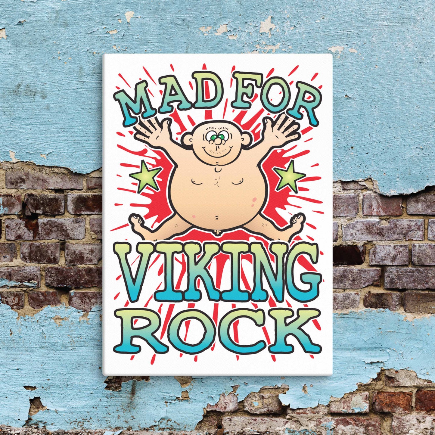 Viking Rock Canvas Print 30x40cm