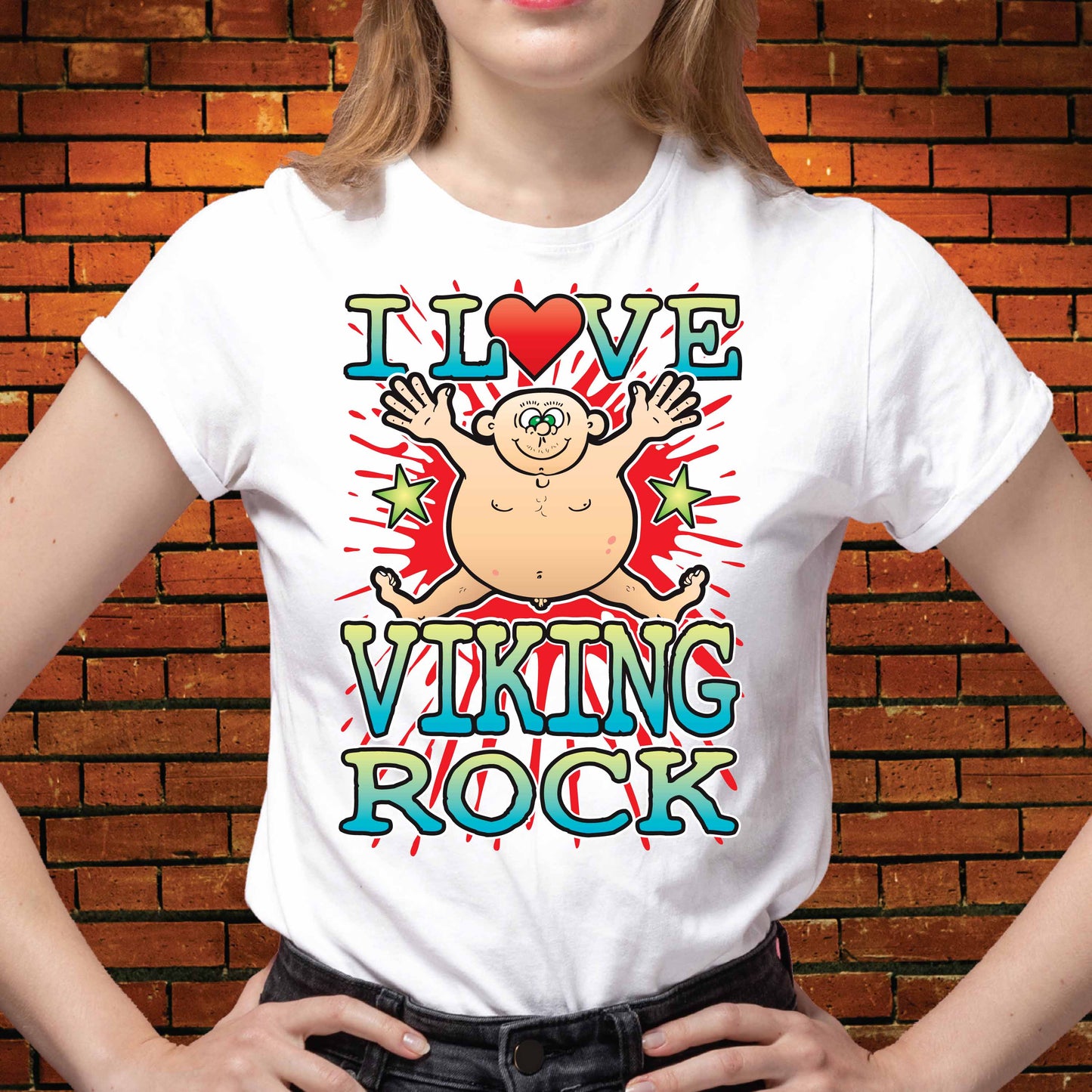 Viking Rock Cotton Love Music T-Shirt