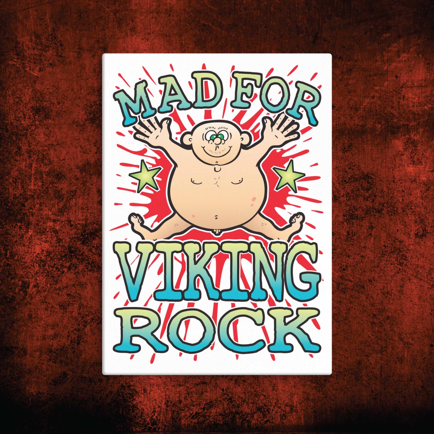 Viking Rock Canvas Print 30x40cm