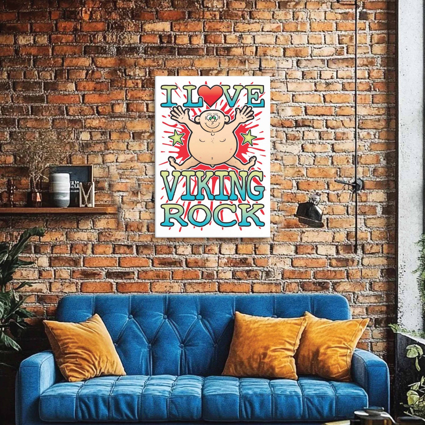 Viking Rock 51x71cm Canvas Print