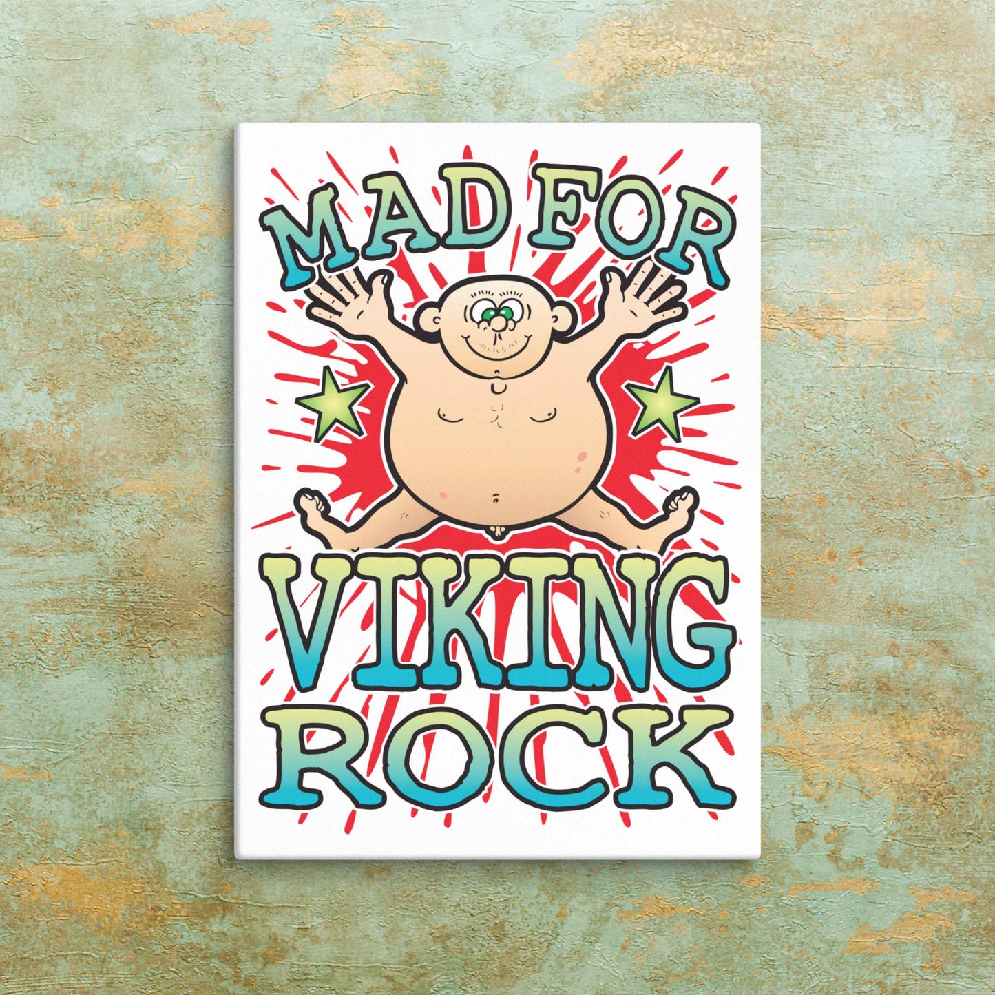 Viking Rock Canvas Print 30x40cm